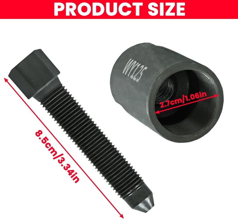 Heran M28X1.0 RH Thread Flywheel Puller Remover Tool Compatible with Honda TRX450R TRX450ER CRF250R CRF250RX CRF450R CRF450RX Kawasaki KX250 KX450 KLX110R Suzuki RM-Z250 RM-Z450 KTM SX-F XC-F - Image 2